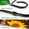 G128 Combo Pack: Garden Flag Stand Black 36 in x 16 in & Garden Flag Everyday Decoration Home Sunflower on Rustic Wood 12"x18" Double-Sided Blockout Fabric